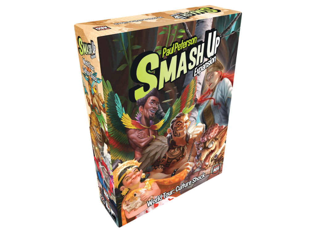 Smash Up World Tour Culture Shock Expansion -Aeg, Board Game, Card Game, African, Russian, German Legends, And More, 2 To 4 Players, 30 To 45 Minute Play Time, For Ages 10 And Up main image 1